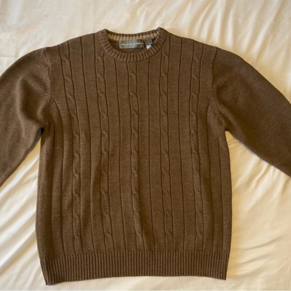 Oscar de la Renta sweater Fall 2011 brown